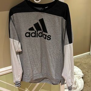 Adidas size large color block long sleeve